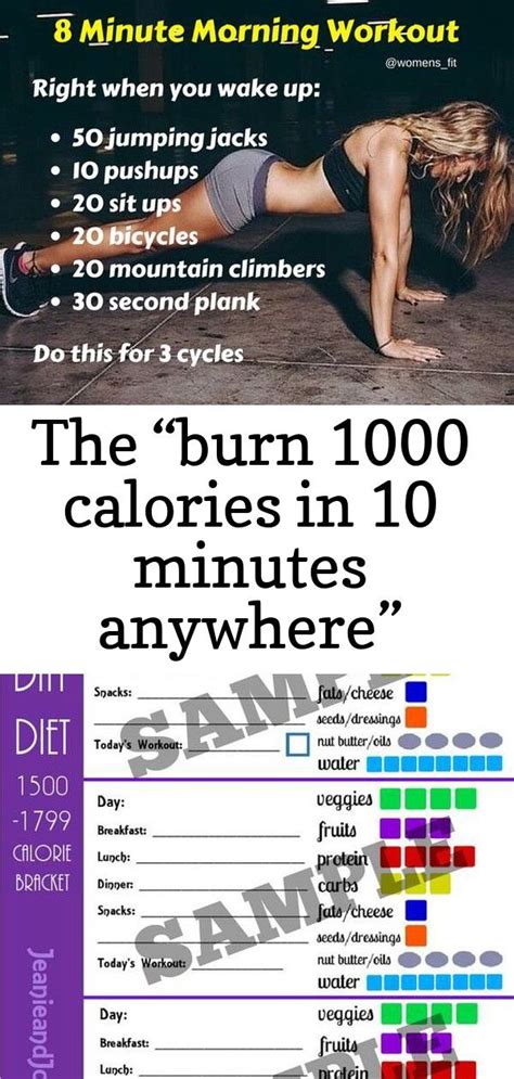 the “burn 1000 calories in 10 minutes anywhere” workout 1 burn 1000 calories workout workout