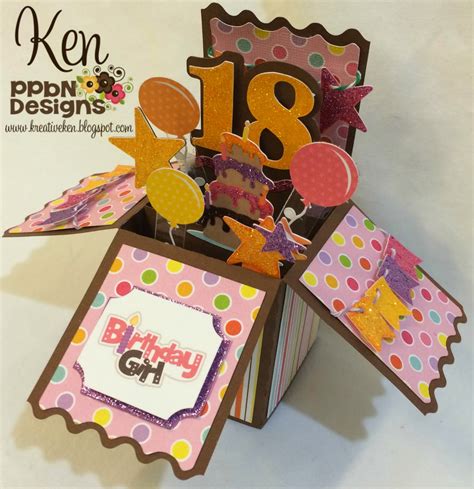 Maybe you would like to learn more about one of these? PPbN Designs Blog: 18 BIRTHDAY CARD IN A BOX