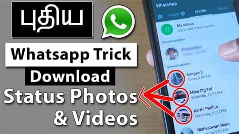 Make your own dreamy videos. புதிய Whatsapp Trick | How to Download Whatsapp Status in ...