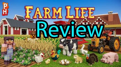 minecraft farm life gameplay review youtube