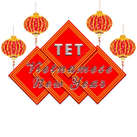 Vietnamese New Year Hd Transparent Vietnamese Decorative Desing For