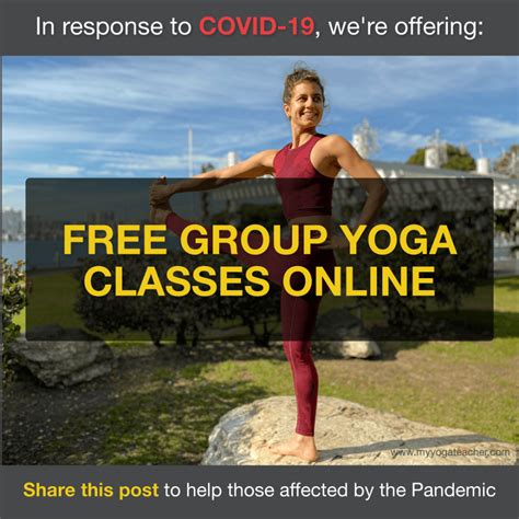 join our free group yoga classes online