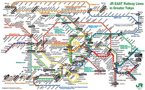 Metro Tokyo Japan Train Train Map Tokyo Subway