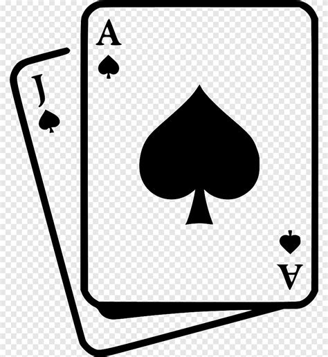 Ace Of Spade Illustration Blackjack Ace Playing Card Computer Icons