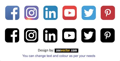 Social Media Icon Vector Png