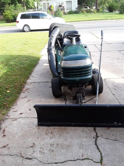 Craftsman Lawn Tractor Wsnow Plow Attachment For Sale In Wichita Ks