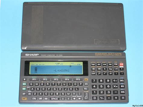Mycalcdb Calculator Sharp Pc E500