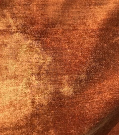 Designer Velvet Upholstery Fabric Burnt Orange By The Yard