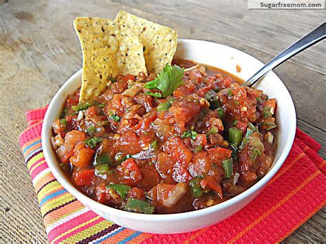 Homemade Chunky Or Restaurant Style Salsa Low Carb