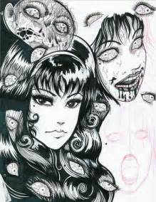 Junji Oti Tomie Horror Art Scary Art Manga Artist