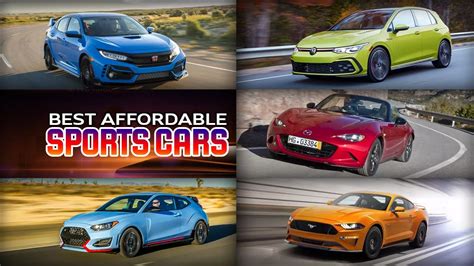 The Best Affordable Sports Cars
