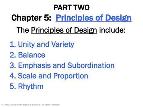 Chapter 5 Principles Of Design