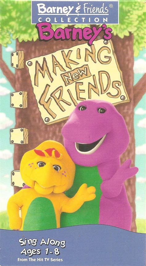 Trailers From Barneys Making New Friends 1997 Vhs Custom Time Warner