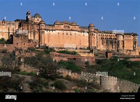 India Rajasthan Jaipur Amber Palace Amber Fort Fortress Stock Photo Alamy