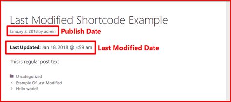 How To Show Last Modified Date On Blog Post Instead Of Published Date