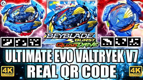 Ultimate Evo Valtryek V Qr Code All Valtryeks Qr Codes Beyblade Burst App Youtube