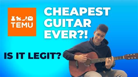 I Bought The Cheapest Guitar On Temu Heres My Honest Review Youtube