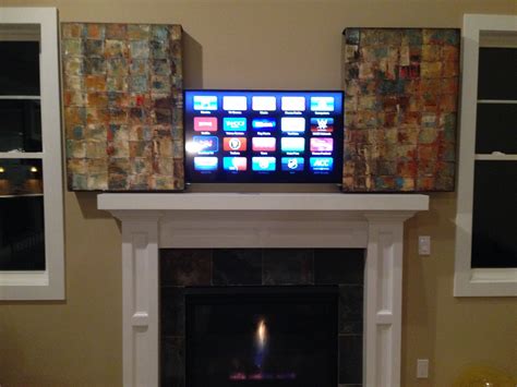 How To Hide A Tv With Some Artwork For 130 Diy