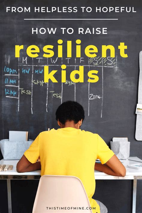 From Helpless To Hopeful How To Raise Resilient Kids This Time Of Mine