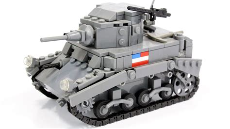 Lego Ww2 M3 Stuart Light Tank Review Youtube