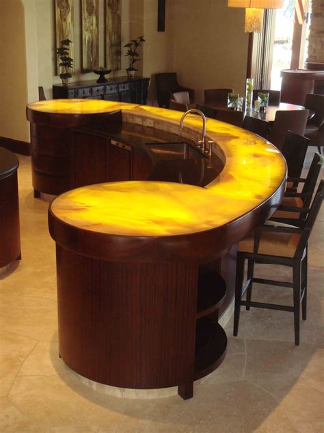 Fetching Modern Bar Counter Designs For Home Design With Dark Brown