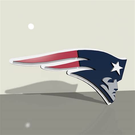New England Patriots 3d Logo By Demirkale 3docean