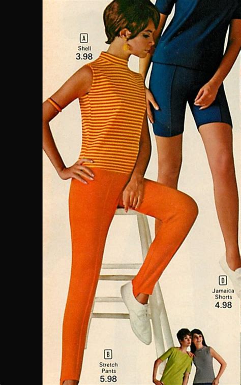 60s and 70s fashion vintage fashion stirrup pants ski pants illustration art quick 1950s