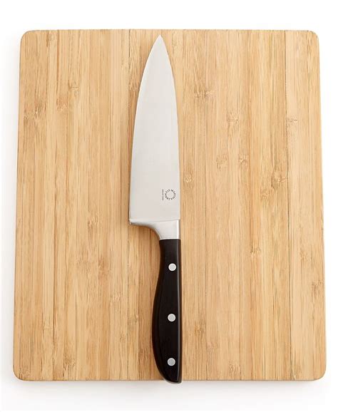 Martha Stewart Collection 2 Piece Chefs Knife And Cutting Board Set