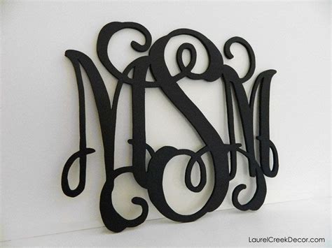 Wooden Wall Monogram Initials Preview Your By Laurelcreekwreaths 40