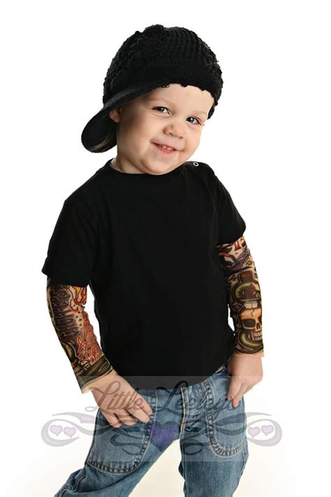 Kids Tattoo Sleeve Shirt Toddler Tattoo Sleeve Shirt Etsy Toddler