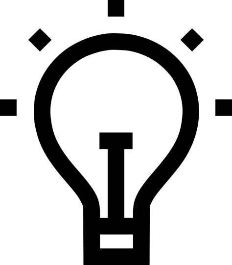 Idea Bulb Creativity Creative Light Energy Svg Png Icon Free Download