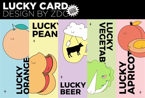 Zdc 2021 Lucky Card On Behance Graphic Design Logo Japan Design