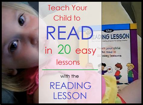 Teach Your Child To Read In 20 Easy Lessons With The