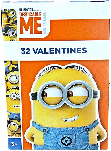 Buy Minions Despicable Me 32 Valentines 1 Box Classroom Exchange
