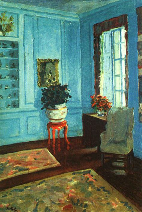 Blue Room In Trent Park English Art