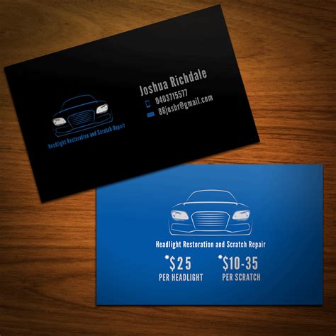 20 Examples Of Auto Repair Business Card Design