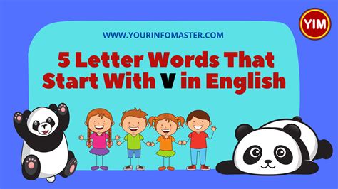 5 Letter Words Starting With V English Vocabulary Your Info Master