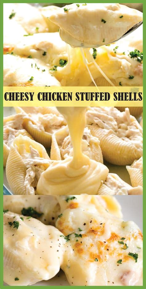 Cheesy Chicken Stuffed Shells Recipe Spesial Food