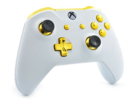 Whitegold Un Modded Custom Controller Compatible With Xbox Etsy