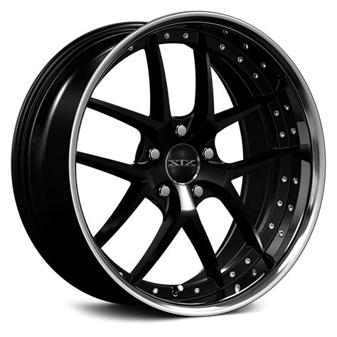 Xix Exotic X61 Wheels Gloss Black With Ss Lip Rims X6120852335bls H