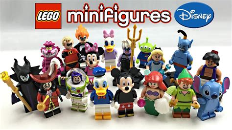 Lego Disney Minifigures Series Review All 18 Minifigures Youtube