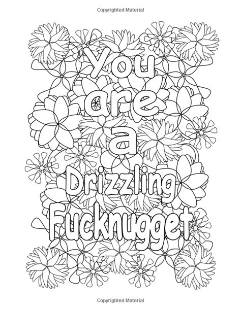 I Love To F Cking Color And Relax With My Swear Word Adult Coloring Book F Ck