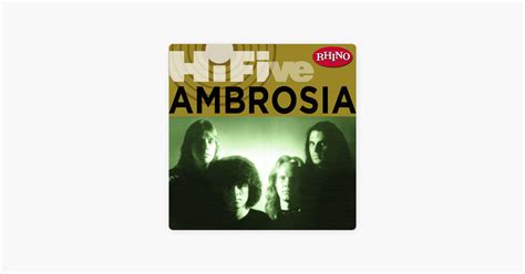 ‎rhino Hi Five Ambrosia Ep By Ambrosia On Apple Music