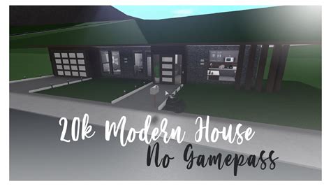 Roblox Bloxburg 20k Starter House No Gamepass