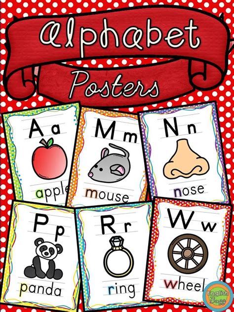 This video provides information about the pronunciation of english words along with its . 26 alphabet posters with letters, pictures and words. 2 ...