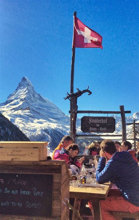 Best mountain restaurants in Zermatt #food#zermatt#restaurant#terrace