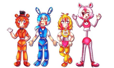 Fnaf Gijinka Five Nights At Freddy S Amino