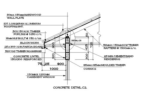 20x11m Twin House Plan Of Concrete Detail Is Given In This Autocad