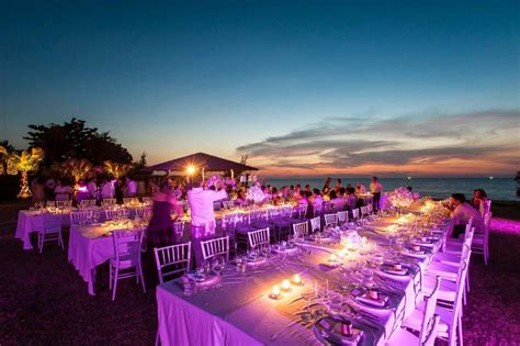 It's absolutely beautiful and perfect for a beach wedding. destination beach wedding dinner reception | Wedding event ...
