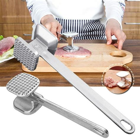 Walbest Exquisite Meat Tenderizer Hammer Double Sided Mallet Tool For